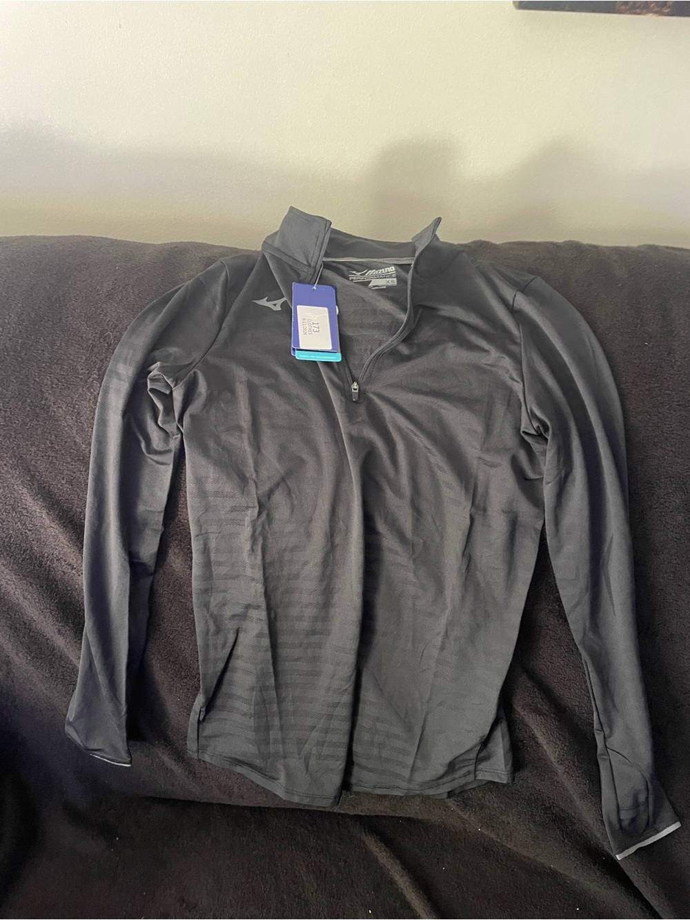 Mizuno Black Women's Lightweight Quarter-Zip Jacket